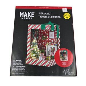 Make Market Present Diorama Gift Box Kit Lights Up! Christmas NEW